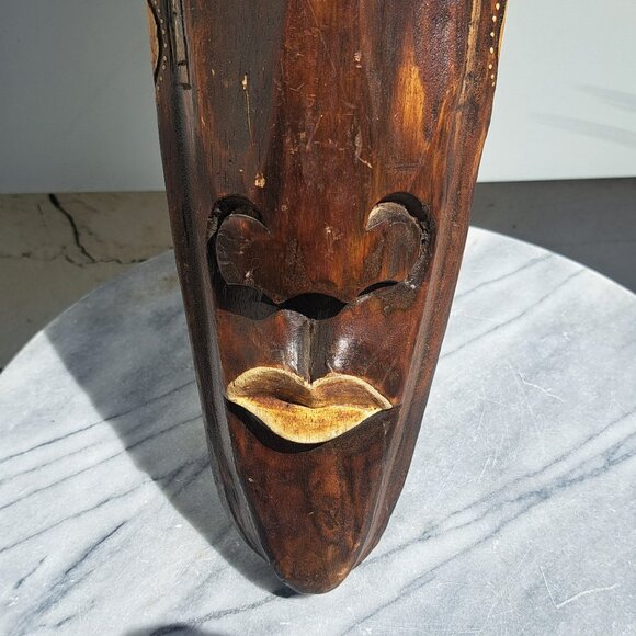 Indonesian Tribal Wall Mask - Picture 10 of 11